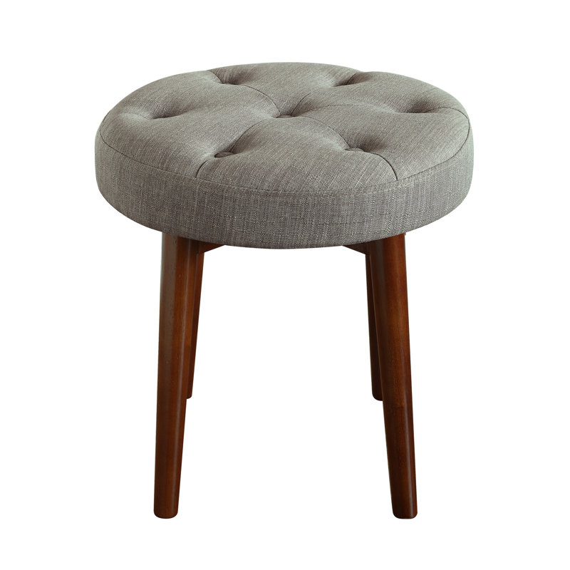 Elle Decor Penelope Round Tufted Stool & Reviews Wayfair